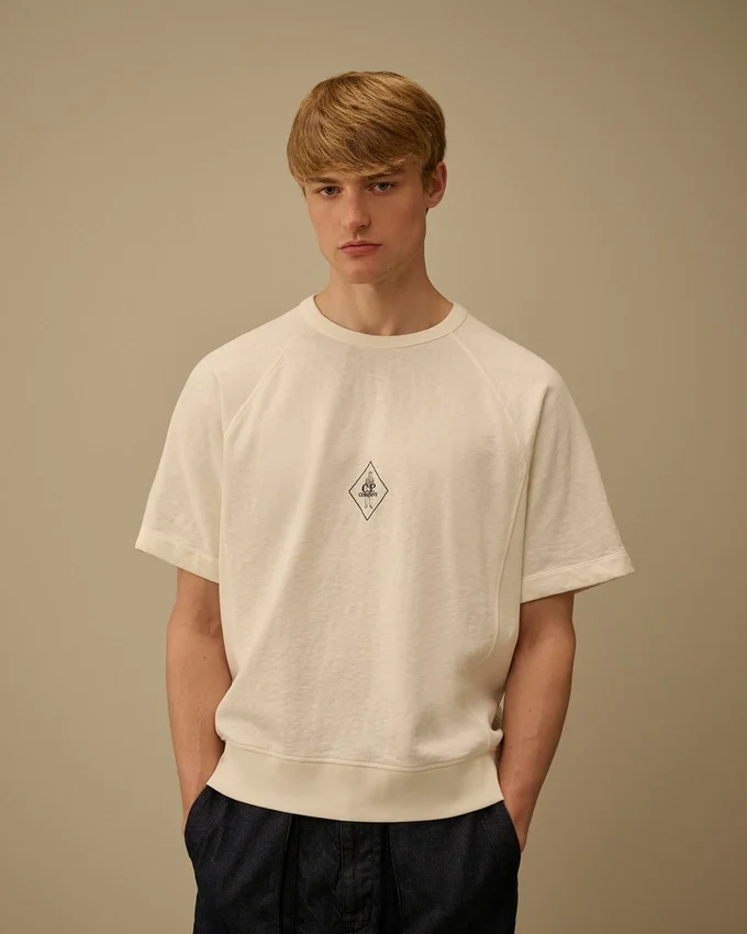 Malfilè Fleece Short Sleeve Sweatshirt