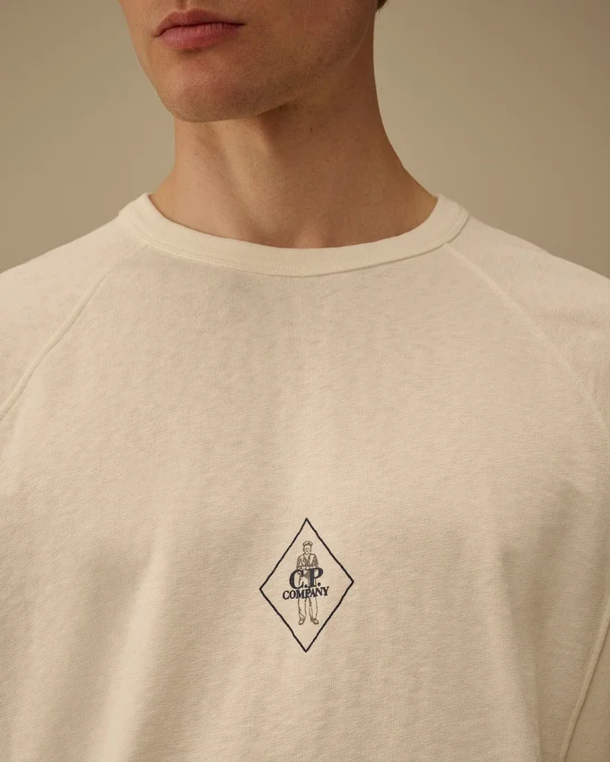 Malfilè Fleece Short Sleeve Sweatshirt