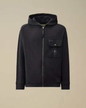 Malfilè Fleece Zip Hooded Sweatshirt