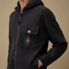 Malfilè Fleece Zip Hooded Sweatshirt
