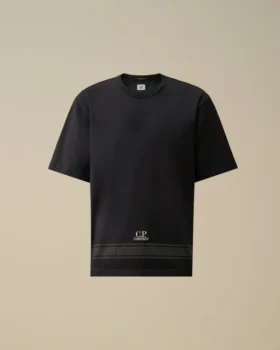 Mercerized Jersey 30/2 Twisted Short Sleeve Embroidery T-Shirt
