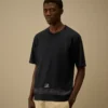 Mercerized Jersey 30/2 Twisted Short Sleeve Embroidery T-Shirt