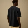 Mercerized Jersey 30/2 Twisted Short Sleeve Embroidery T-Shirt