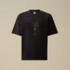 Mercerized Jersey 30/2 Twisted Short Sleeve Logo T-Shirt