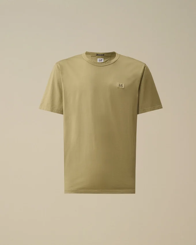 Mercerized Jersey 70/2 Gasato Short Sleeve Patch T-Shirt