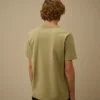 Mercerized Jersey 70/2 Gasato Short Sleeve Patch T-Shirt