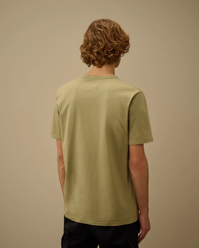 Mercerized Jersey 70/2 Gasato Short Sleeve Patch T-Shirt
