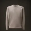 Metropolis Series Cotton Stretch Crewneck Sweater