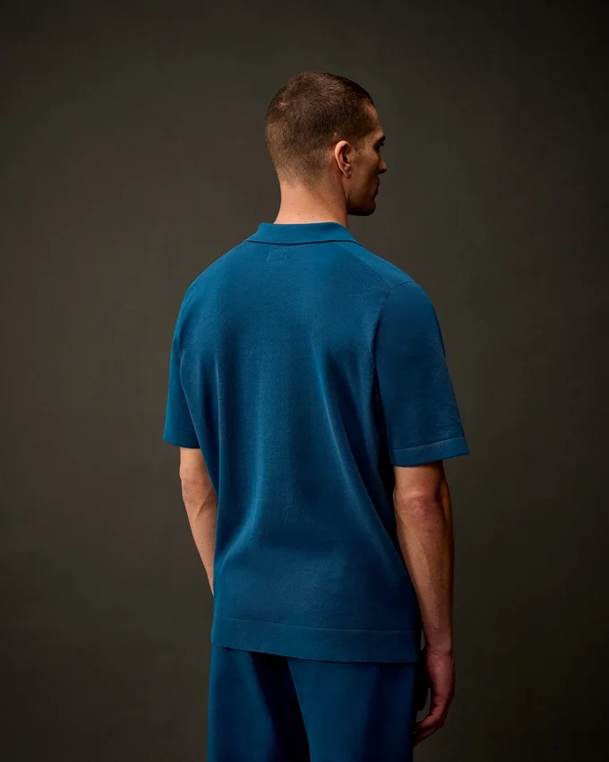 Metropolis Series Cotton Stretch Polo Sweater