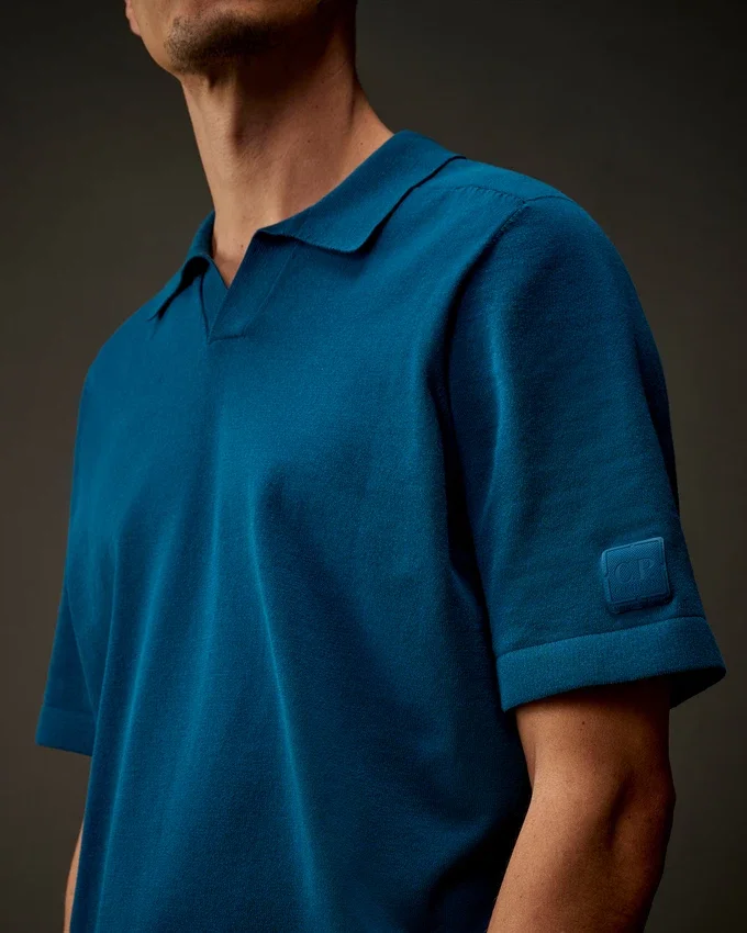 Metropolis Series Cotton Stretch Polo Sweater
