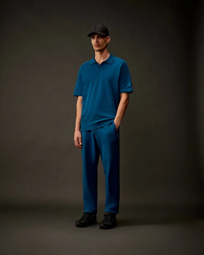 Metropolis Series Cotton Stretch Polo Sweater