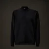 Metropolis Series Cotton Stretch Zip Cardigan