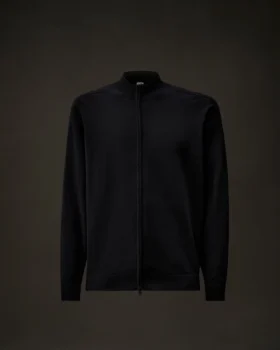 Metropolis Series Cotton Stretch Zip Cardigan