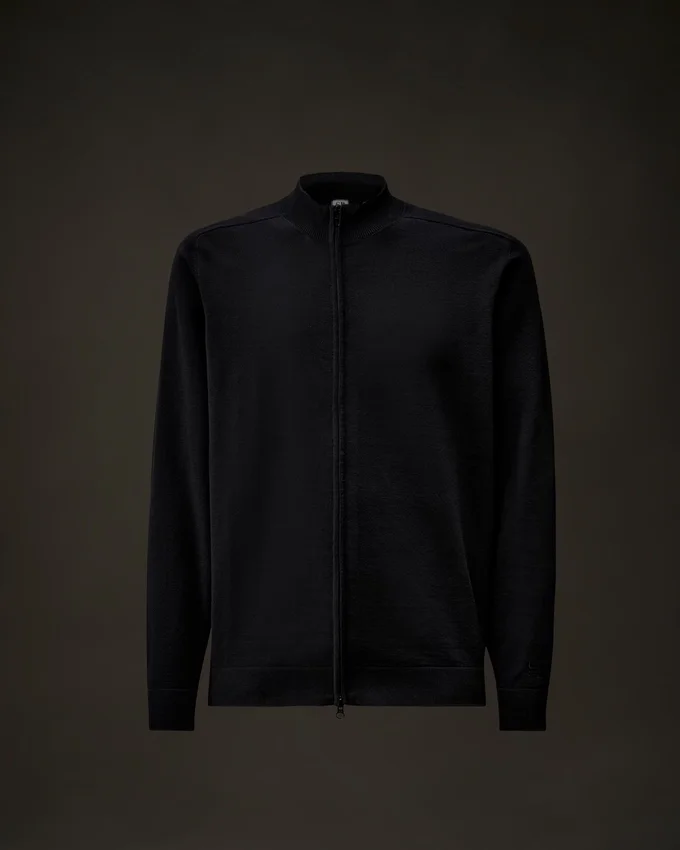 Metropolis Series Cotton Stretch Zip Cardigan