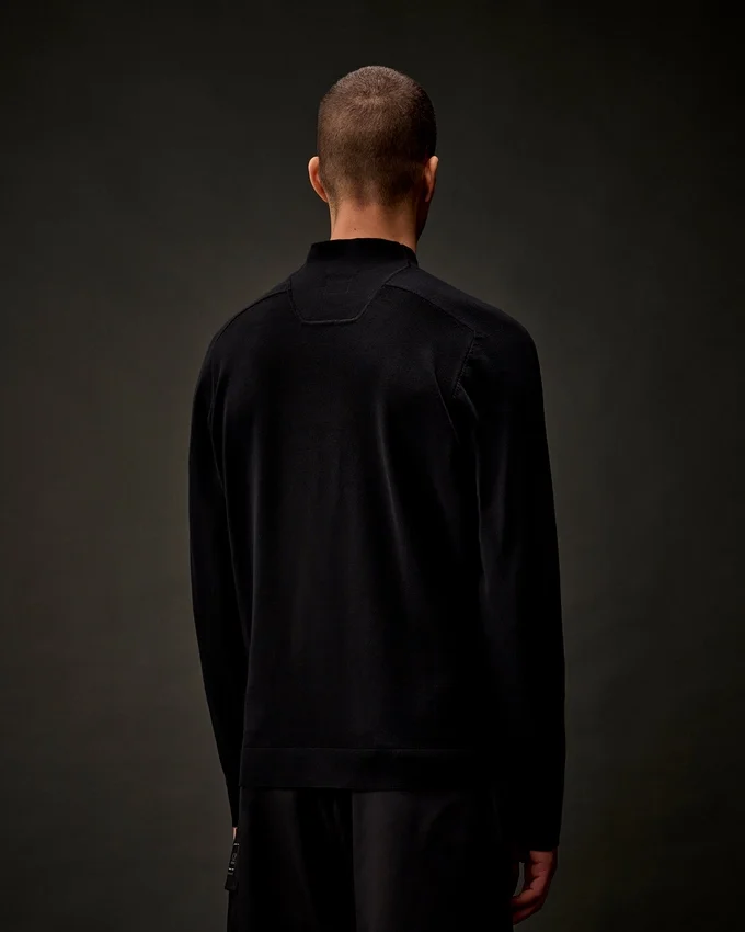 Metropolis Series Cotton Stretch Zip Cardigan