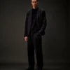 Metropolis Series Cotton Stretch Zip Cardigan
