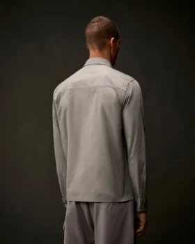 Metropolis Series Gabardine Long Sleeve Button Shirt