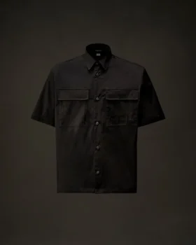 Metropolis Series Gabardine Short Sleeve Button Shirt