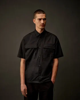 Metropolis Series Gabardine Short Sleeve Button Shirt