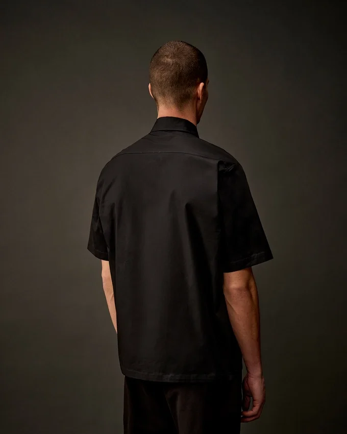 Metropolis Series Gabardine Short Sleeve Button Shirt