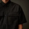 Metropolis Series Gabardine Short Sleeve Button Shirt