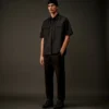 Metropolis Series Gabardine Short Sleeve Button Shirt