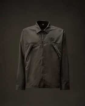 Metropolis Series Gabardine Zip Overshirt