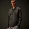 Metropolis Series Gabardine Zip Overshirt