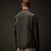 Metropolis Series Gabardine Zip Overshirt