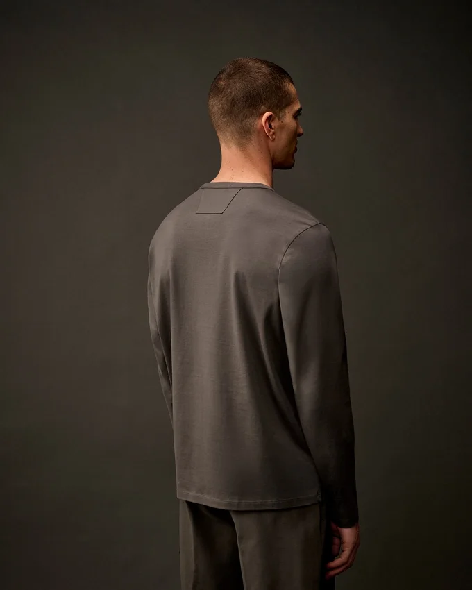 Metropolis Series Mercerized Jersey Long Sleeve T-Shirt