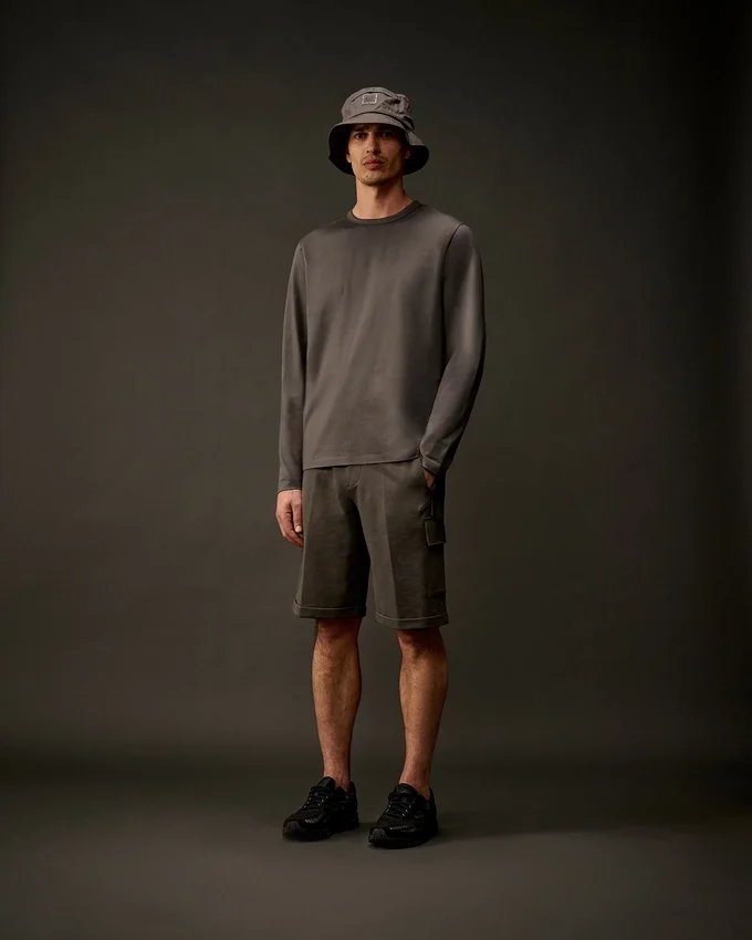 Metropolis Series Mercerized Jersey Long Sleeve T-Shirt