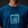 Metropolis Series Mercerized Jersey Short Sleeve Badge T-Shirt