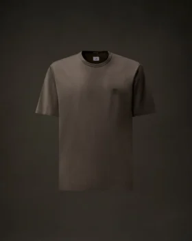 Metropolis Series Mercerized Jersey Short Sleeve Chest Logo T-Shirt