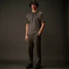 Metropolis Series Mercerized Jersey Short Sleeve Chest Logo T-Shirt