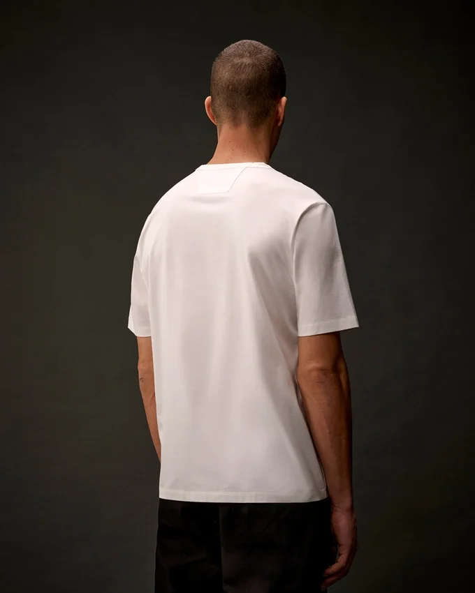 Metropolis Series Mercerized Jersey Short Sleeve Graphic Logo T-Shirt