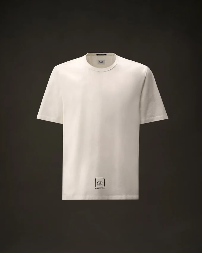 Metropolis Series Mercerized Jersey Short Sleeve Graphic T-Shirt