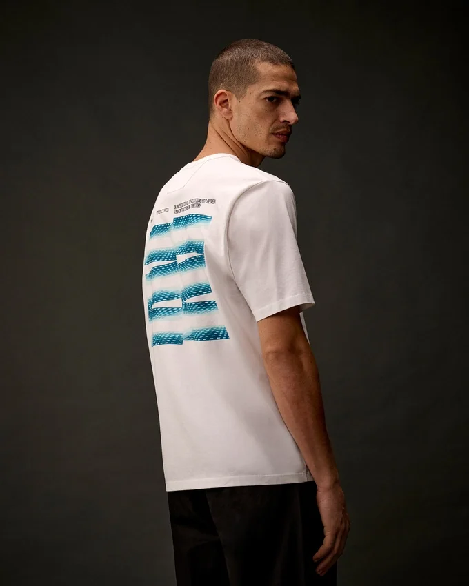 Metropolis Series Mercerized Jersey Short Sleeve Graphic T-Shirt