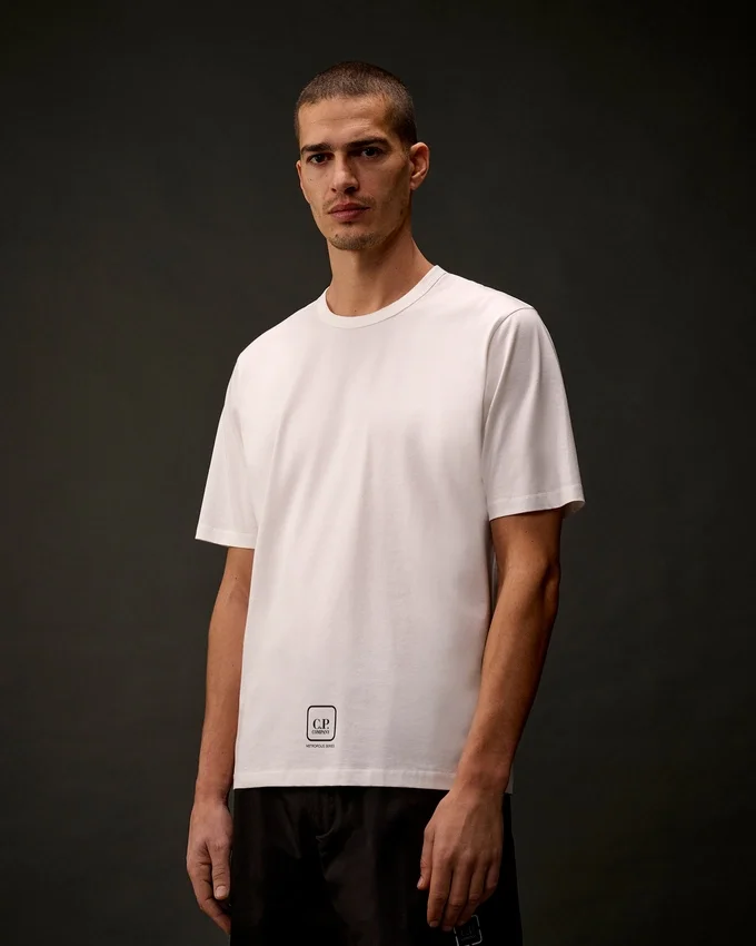 Metropolis Series Mercerized Jersey Short Sleeve Graphic T-Shirt