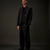Metropolis Series Mercerized Jersey Short Sleeve Half Zip Polo