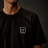 Metropolis Series Mercerized Jersey Short Sleeve Printed Badge T-Shirt