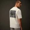 Metropolis Series Mercerized Jersey Short Sleeve Printed Graphic T-Shirt