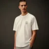 Metropolis Series Mercerized Jersey Short Sleeve Printed Graphic T-Shirt