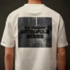 Metropolis Series Mercerized Jersey Short Sleeve Printed Graphic T-Shirt