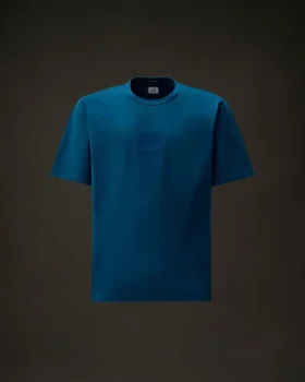 Metropolis Series Mercerized Jersey Short Sleeve Rubberized Badge T-Shirt