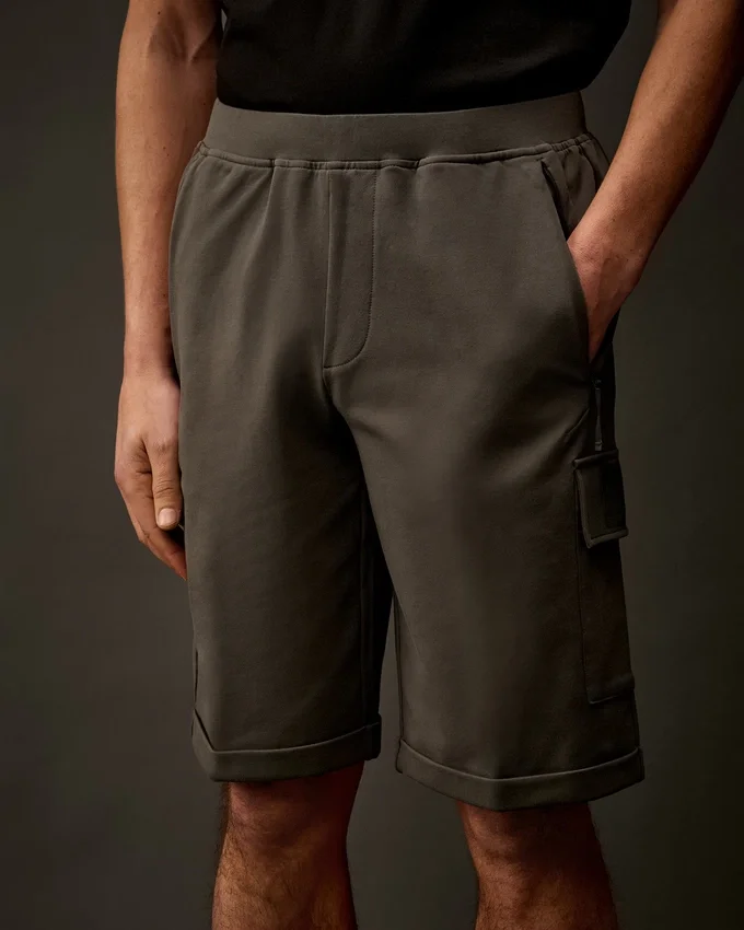 Metropolis Series Stretch Fleece Cargo Sweatshorts
