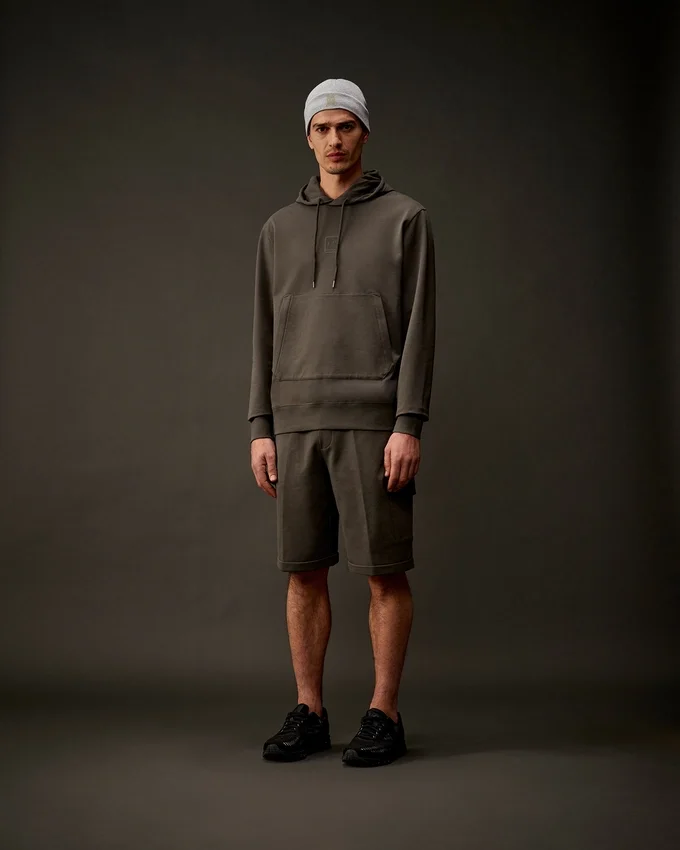 Metropolis Series Stretch Fleece Hooded Sweatshirt