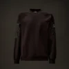 Metropolis Series Stretch Fleece Mixed Crewneck Sweatshirt