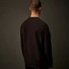 Metropolis Series Stretch Fleece Mixed Crewneck Sweatshirt