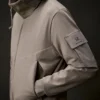Metropolis Series Stretch Fleece Mixed Hooded Sweatshirt
