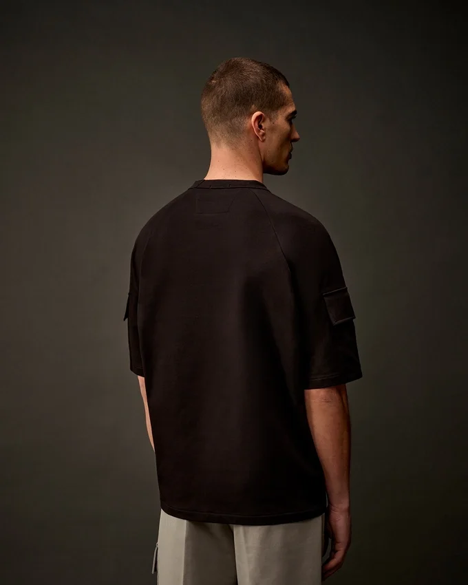 Metropolis Series Stretch Fleece Short Sleeve Sweatshirt